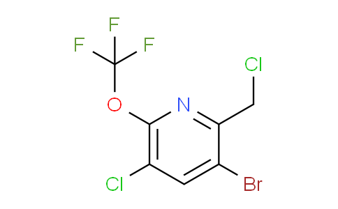 3-Bromo-5-chloro-2-(chloromethyl)-6-(trifluoromethoxy)pyridine