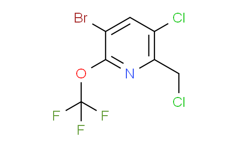 3-Bromo-5-chloro-6-(chloromethyl)-2-(trifluoromethoxy)pyridine