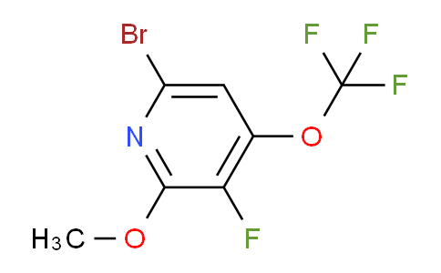 6-Bromo-3-fluoro-2-methoxy-4-(trifluoromethoxy)pyridine