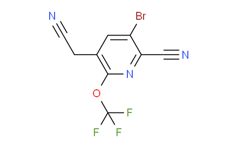 AM188875 | 1806155-26-9 | 3-Bromo-2-cyano-6-(trifluoromethoxy)pyridine-5-acetonitrile