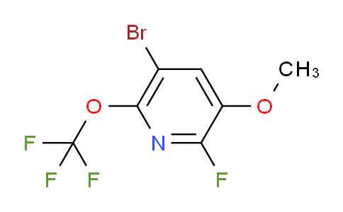 AM188896 | 1804396-28-8 | 5-Bromo-2-fluoro-3-methoxy-6-(trifluoromethoxy)pyridine