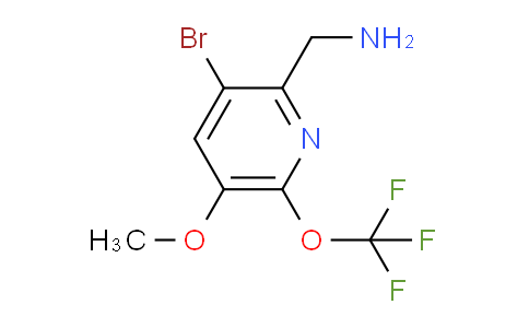 2-(Aminomethyl)-3-bromo-5-methoxy-6-(trifluoromethoxy)pyridine