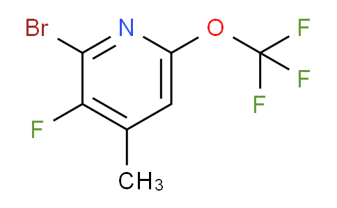 2-Bromo-3-fluoro-4-methyl-6-(trifluoromethoxy)pyridine