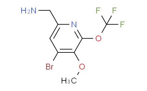 6-(Aminomethyl)-4-bromo-3-methoxy-2-(trifluoromethoxy)pyridine