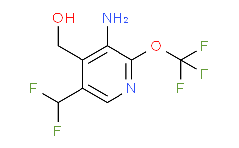 3-Amino-5-(difluoromethyl)-2-(trifluoromethoxy)pyridine-4-methanol