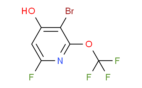 3-Bromo-6-fluoro-4-hydroxy-2-(trifluoromethoxy)pyridine
