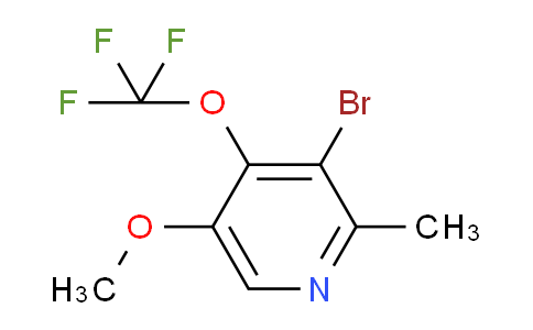 3-Bromo-5-methoxy-2-methyl-4-(trifluoromethoxy)pyridine