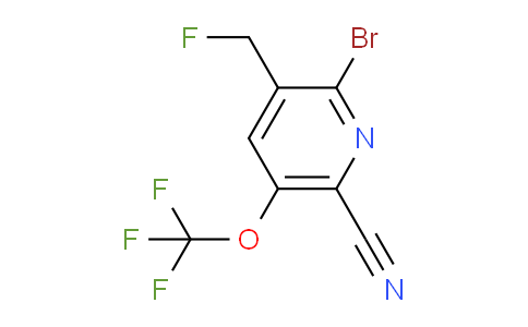 AM188965 | 1804554-35-5 | 2-Bromo-6-cyano-3-(fluoromethyl)-5-(trifluoromethoxy)pyridine