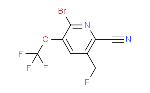 AM188967 | 1806102-86-2 | 2-Bromo-6-cyano-5-(fluoromethyl)-3-(trifluoromethoxy)pyridine