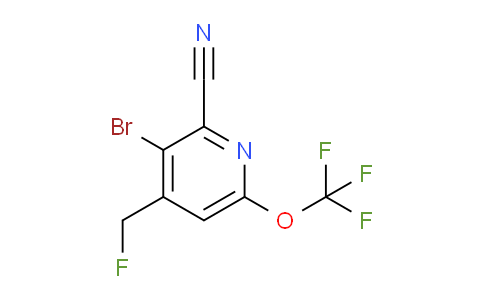 AM188969 | 1804650-12-1 | 3-Bromo-2-cyano-4-(fluoromethyl)-6-(trifluoromethoxy)pyridine