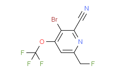 AM188971 | 1804575-34-5 | 3-Bromo-2-cyano-6-(fluoromethyl)-4-(trifluoromethoxy)pyridine