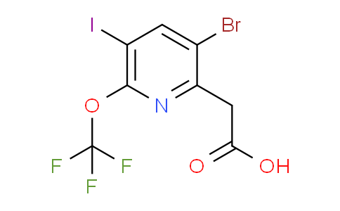 AM189000 | 1806128-62-0 | 3-Bromo-5-iodo-6-(trifluoromethoxy)pyridine-2-acetic acid