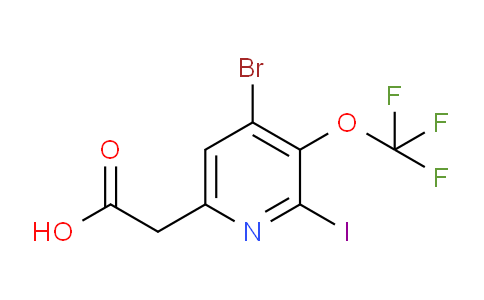 AM189001 | 1804621-41-7 | 4-Bromo-2-iodo-3-(trifluoromethoxy)pyridine-6-acetic acid