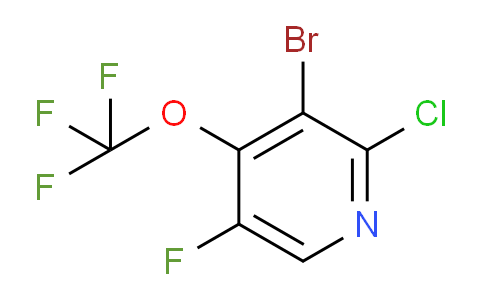 3-Bromo-2-chloro-5-fluoro-4-(trifluoromethoxy)pyridine