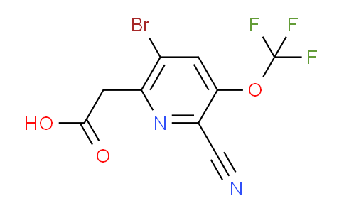 AM189038 | 1803973-64-9 | 5-Bromo-2-cyano-3-(trifluoromethoxy)pyridine-6-acetic acid