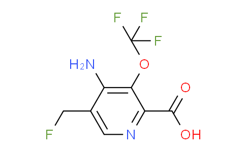 AM189040 | 1806211-51-7 | 4-Amino-5-(fluoromethyl)-3-(trifluoromethoxy)pyridine-2-carboxylic acid