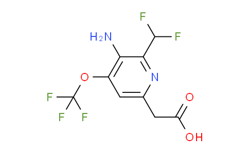 AM189042 | 1804536-04-6 | 3-Amino-2-(difluoromethyl)-4-(trifluoromethoxy)pyridine-6-acetic acid