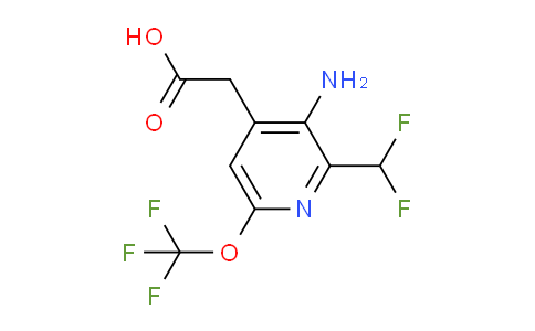 AM189043 | 1804533-30-9 | 3-Amino-2-(difluoromethyl)-6-(trifluoromethoxy)pyridine-4-acetic acid