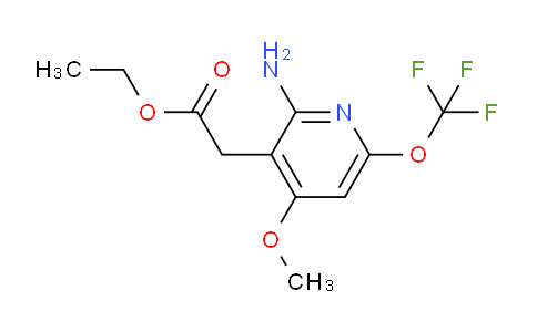 AM18905 | 1803629-18-6 | Ethyl 2-amino-4-methoxy-6-(trifluoromethoxy)pyridine-3-acetate