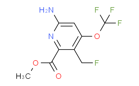 AM189055 | 1804540-51-9 | Methyl 6-amino-3-(fluoromethyl)-4-(trifluoromethoxy)pyridine-2-carboxylate