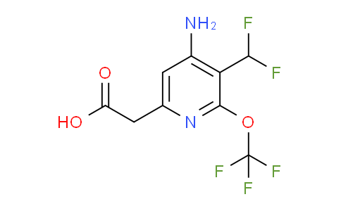 AM189059 | 1806002-10-7 | 4-Amino-3-(difluoromethyl)-2-(trifluoromethoxy)pyridine-6-acetic acid