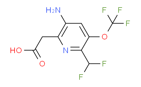 AM189062 | 1804534-00-6 | 5-Amino-2-(difluoromethyl)-3-(trifluoromethoxy)pyridine-6-acetic acid