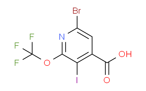 AM189066 | 1806125-31-4 | 6-Bromo-3-iodo-2-(trifluoromethoxy)pyridine-4-carboxylic acid