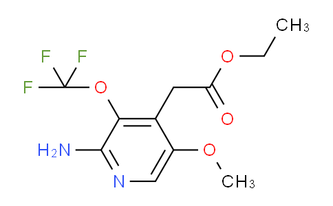 AM18907 | 1803645-27-3 | Ethyl 2-amino-5-methoxy-3-(trifluoromethoxy)pyridine-4-acetate