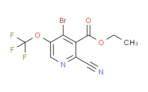 Ethyl 4-bromo-2-cyano-5-(trifluoromethoxy)pyridine-3-carboxylate