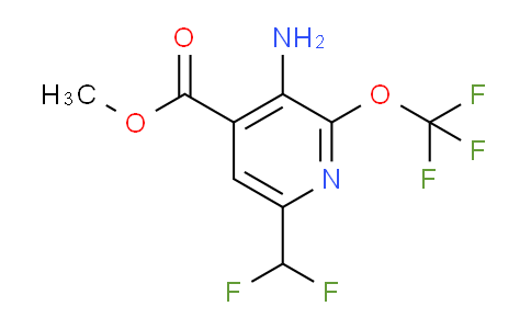 AM189097 | 1803991-35-6 | Methyl 3-amino-6-(difluoromethyl)-2-(trifluoromethoxy)pyridine-4-carboxylate