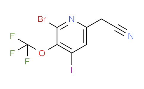 AM189107 | 1806214-03-8 | 2-Bromo-4-iodo-3-(trifluoromethoxy)pyridine-6-acetonitrile