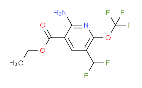 AM189109 | 1806097-95-9 | Ethyl 2-amino-5-(difluoromethyl)-6-(trifluoromethoxy)pyridine-3-carboxylate