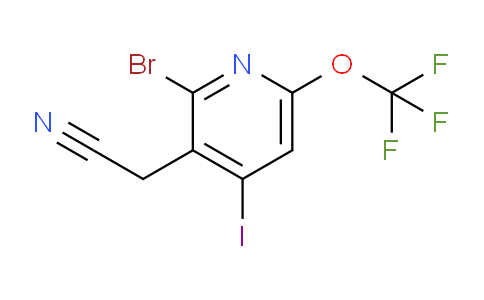 AM189110 | 1804392-07-1 | 2-Bromo-4-iodo-6-(trifluoromethoxy)pyridine-3-acetonitrile