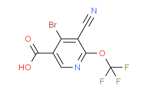 AM189117 | 1806081-08-2 | 4-Bromo-3-cyano-2-(trifluoromethoxy)pyridine-5-carboxylic acid