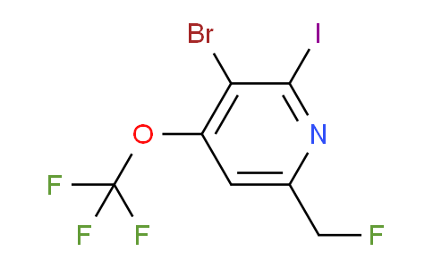 AM189122 | 1803969-11-0 | 3-Bromo-6-(fluoromethyl)-2-iodo-4-(trifluoromethoxy)pyridine