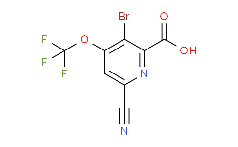 AM189124 | 1806105-04-3 | 3-Bromo-6-cyano-4-(trifluoromethoxy)pyridine-2-carboxylic acid