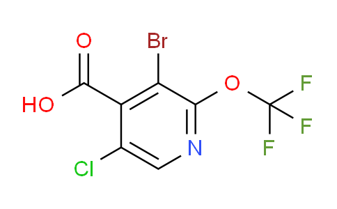 AM189126 | 1805999-34-1 | 3-Bromo-5-chloro-2-(trifluoromethoxy)pyridine-4-carboxylic acid