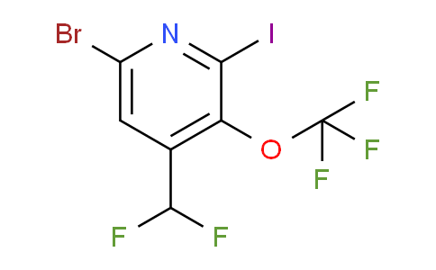 AM189128 | 1806213-33-1 | 6-Bromo-4-(difluoromethyl)-2-iodo-3-(trifluoromethoxy)pyridine