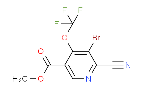 AM189138 | 1804394-23-7 | Methyl 3-bromo-2-cyano-4-(trifluoromethoxy)pyridine-5-carboxylate