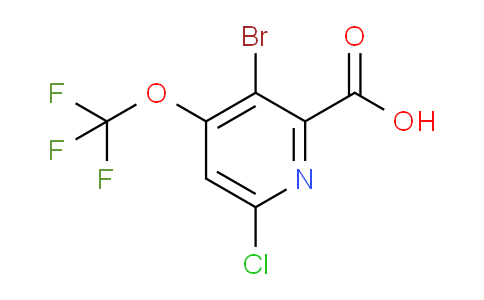 AM189139 | 1804391-54-5 | 3-Bromo-6-chloro-4-(trifluoromethoxy)pyridine-2-carboxylic acid