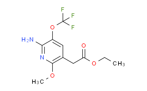 Ethyl 2-amino-6-methoxy-3-(trifluoromethoxy)pyridine-5-acetate
