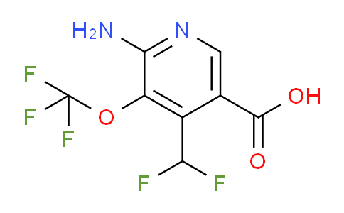 AM189141 | 1804371-97-8 | 2-Amino-4-(difluoromethyl)-3-(trifluoromethoxy)pyridine-5-carboxylic acid