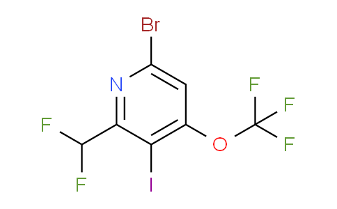 AM189142 | 1804579-22-3 | 6-Bromo-2-(difluoromethyl)-3-iodo-4-(trifluoromethoxy)pyridine