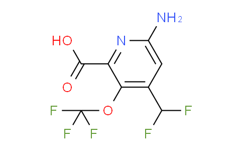 AM189143 | 1806235-09-5 | 6-Amino-4-(difluoromethyl)-3-(trifluoromethoxy)pyridine-2-carboxylic acid