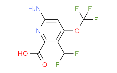 AM189146 | 1806136-32-2 | 6-Amino-3-(difluoromethyl)-4-(trifluoromethoxy)pyridine-2-carboxylic acid