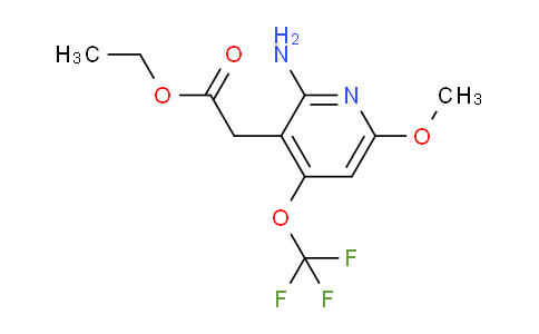 Ethyl 2-amino-6-methoxy-4-(trifluoromethoxy)pyridine-3-acetate