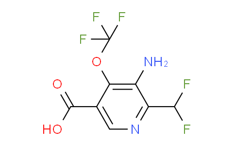 AM189150 | 1804372-26-6 | 3-Amino-2-(difluoromethyl)-4-(trifluoromethoxy)pyridine-5-carboxylic acid