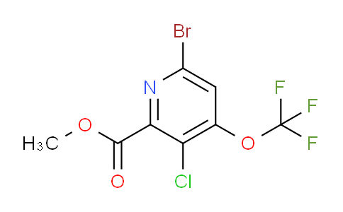 Methyl 6-bromo-3-chloro-4-(trifluoromethoxy)pyridine-2-carboxylate