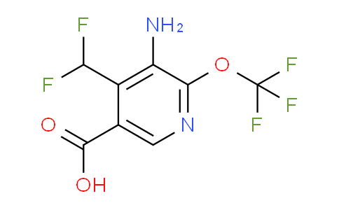 AM189154 | 1806136-76-4 | 3-Amino-4-(difluoromethyl)-2-(trifluoromethoxy)pyridine-5-carboxylic acid