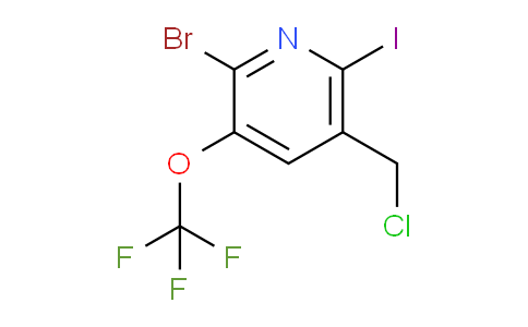 2-Bromo-5-(chloromethyl)-6-iodo-3-(trifluoromethoxy)pyridine